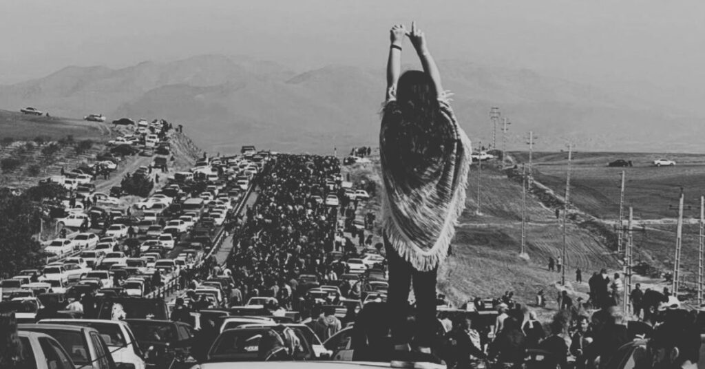 Protests at Saqqez cemetery