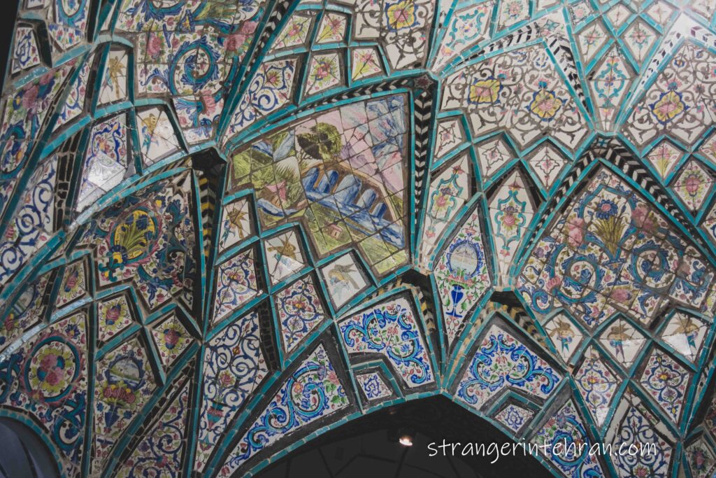 Tiles at Chahar-Fasl Bathhouse in Arak