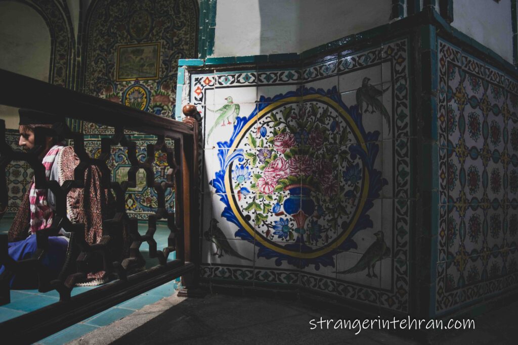 Tiles at Chahar-Fasl Bathhouse in Arak